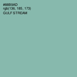 #88B9AD - Gulf Stream Color Image
