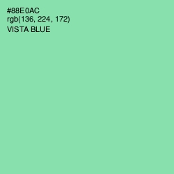 #88E0AC - Vista Blue Color Image