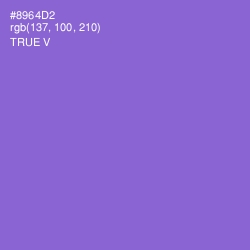 #8964D2 - True V Color Image