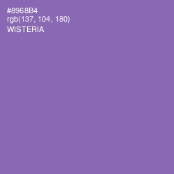 #8968B4 - Wisteria Color Image