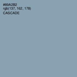 #89A2B2 - Cascade Color Image