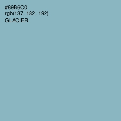 #89B6C0 - Glacier Color Image