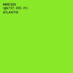 #89E929 - Atlantis Color Image