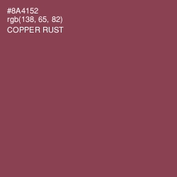 #8A4152 - Copper Rust Color Image