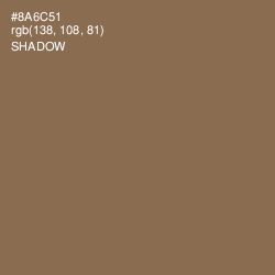 #8A6C51 - Shadow Color Image