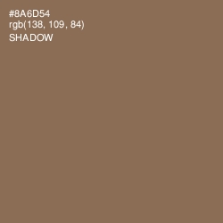 #8A6D54 - Shadow Color Image