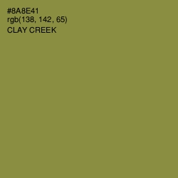 #8A8E41 - Clay Creek Color Image