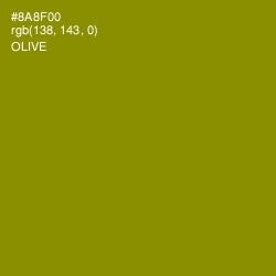 #8A8F00 - Olive Color Image