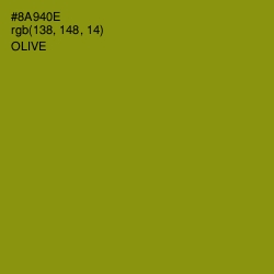 #8A940E - Olive Color Image