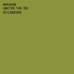 #8A9438 - Sycamore Color Image