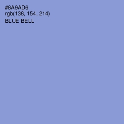 #8A9AD6 - Blue Bell Color Image