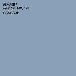 #8AA0B7 - Cascade Color Image