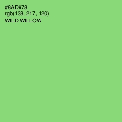#8AD978 - Wild Willow Color Image