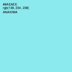 #8AEAEE - Anakiwa Color Image