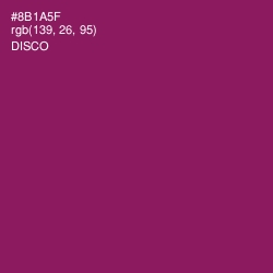 #8B1A5F - Disco Color Image