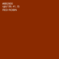 #8B2900 - Red Robin Color Image