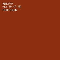 #8B2F0F - Red Robin Color Image