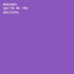 #8B56BD - Wisteria Color Image