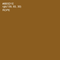 #8B5D1E - Rope Color Image