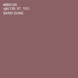 #8B6165 - Sand Dune Color Image