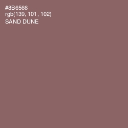 #8B6566 - Sand Dune Color Image