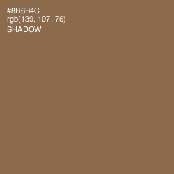#8B6B4C - Shadow Color Image