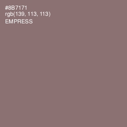 #8B7171 - Empress Color Image