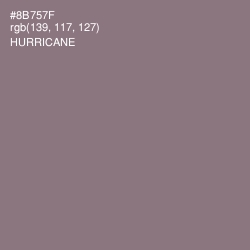 #8B757F - Hurricane Color Image