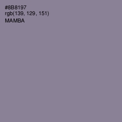 #8B8197 - Mamba Color Image