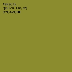 #8B8C2E - Sycamore Color Image