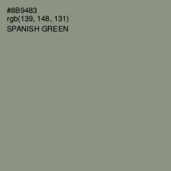 #8B9483 - Spanish Green Color Image