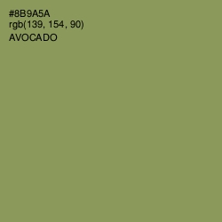 #8B9A5A - Avocado Color Image
