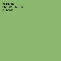 #8BB76E - Olivine Color Image