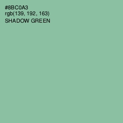 #8BC0A3 - Shadow Green Color Image