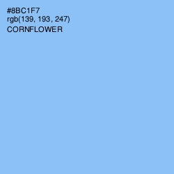 #8BC1F7 - Cornflower Color Image