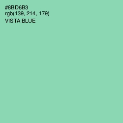 #8BD6B3 - Vista Blue Color Image