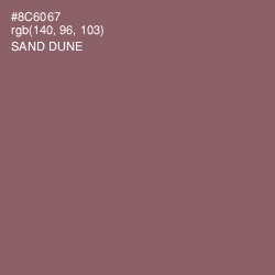 #8C6067 - Sand Dune Color Image
