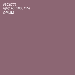 #8C6773 - Opium Color Image