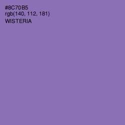 #8C70B5 - Wisteria Color Image