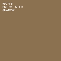 #8C7151 - Shadow Color Image