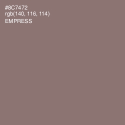 #8C7472 - Empress Color Image