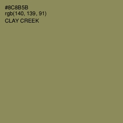 #8C8B5B - Clay Creek Color Image