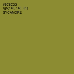 #8C8C33 - Sycamore Color Image