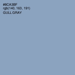 #8CA3BF - Gull Gray Color Image