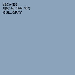 #8CA4BB - Gull Gray Color Image