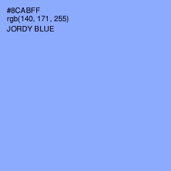 #8CABFF - Jordy Blue Color Image