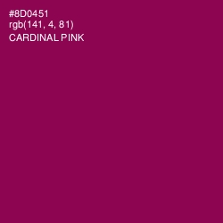 #8D0451 - Cardinal Pink Color Image
