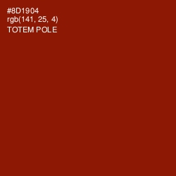 #8D1904 - Totem Pole Color Image