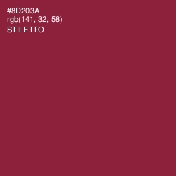 #8D203A - Stiletto Color Image