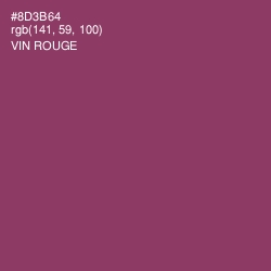 #8D3B64 - Vin Rouge Color Image